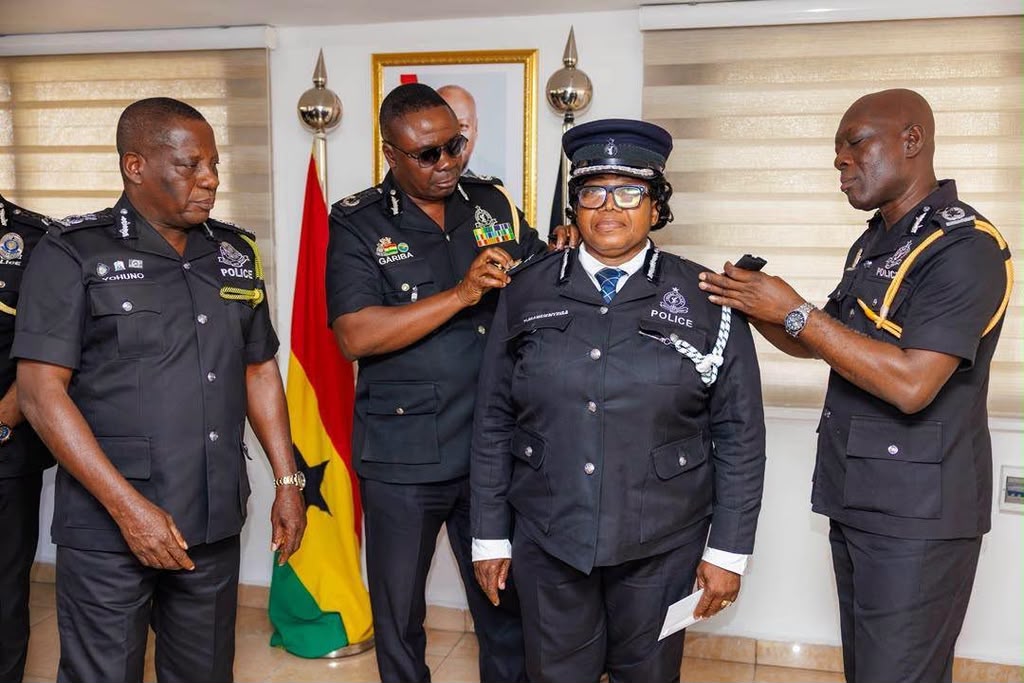 IGP Christian Tetteh Yohuno honors on 22 newly promoted DCOPs